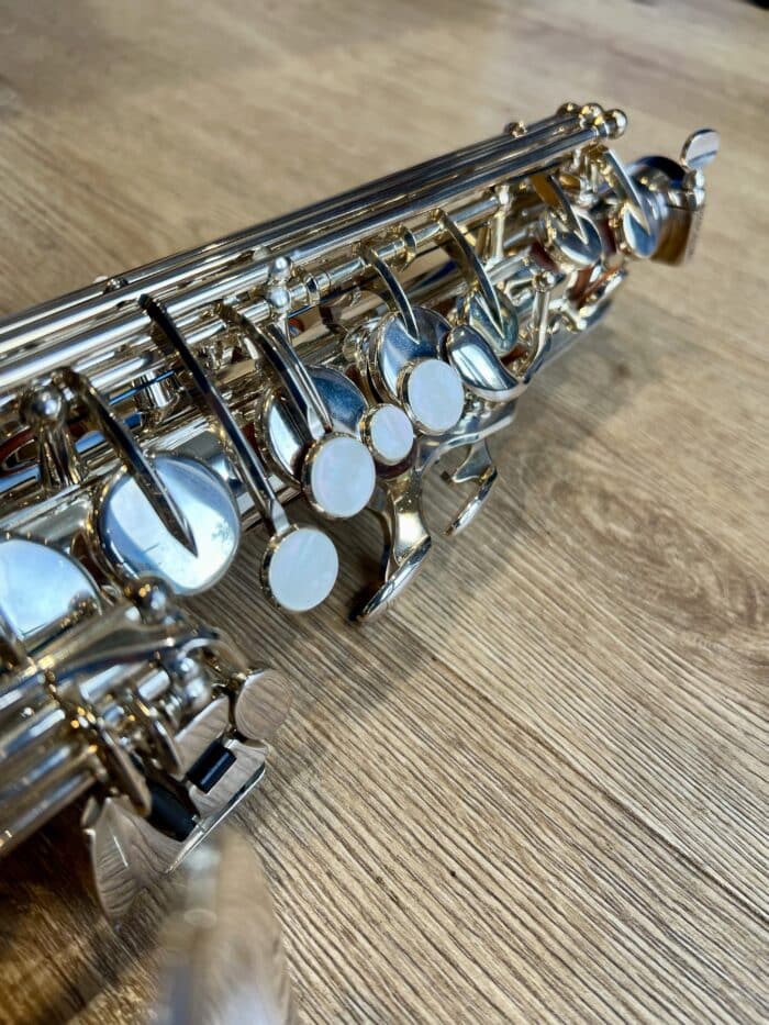 Yamaha YAS-62 Alto Saxophone, Silver - Image 11