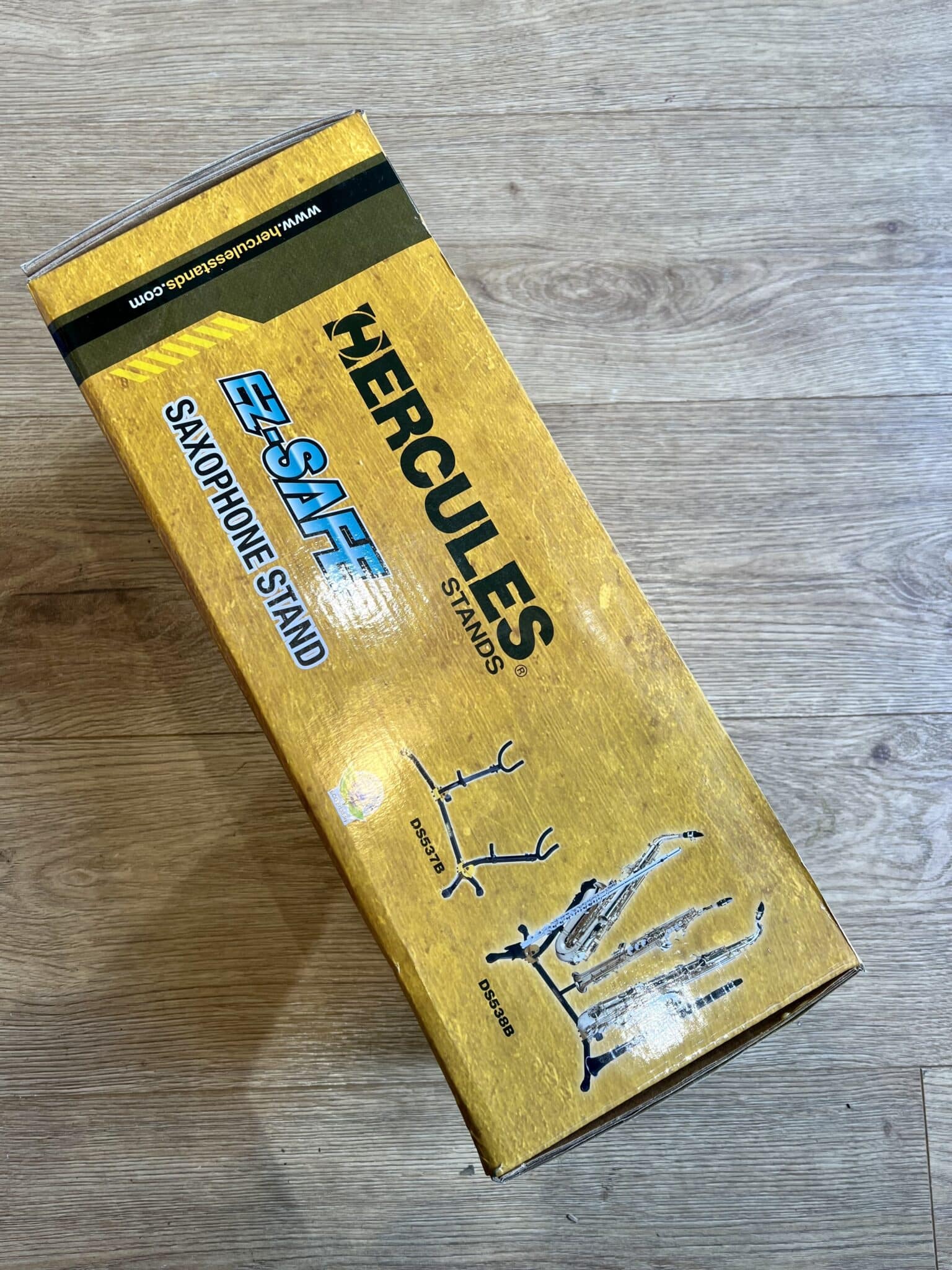 Supporto Doppio Hercules Per Sassofono - DS537B, Per Alto E Tenor, Carico 20 Kg - Foto 12