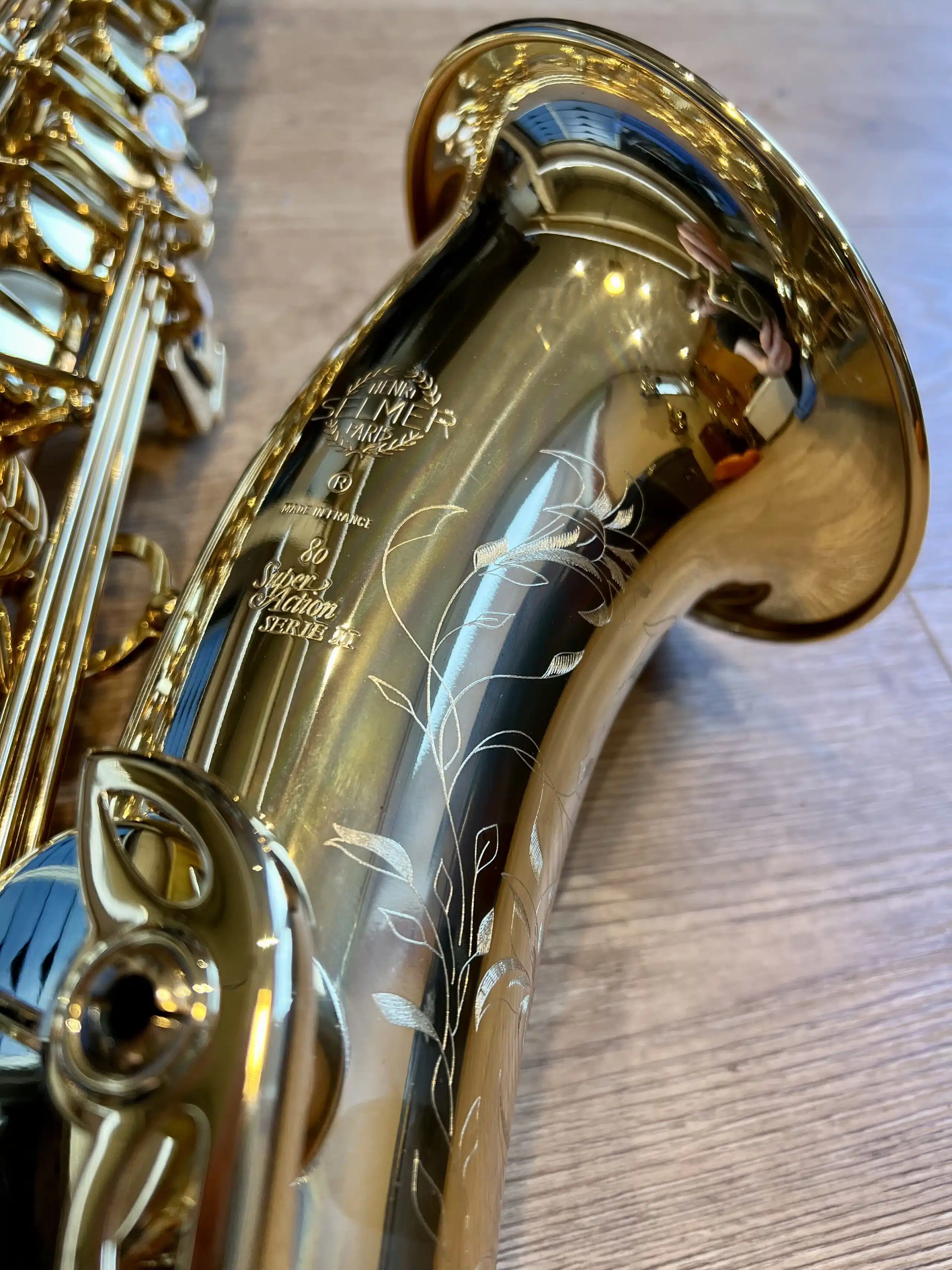 Selmer SA80 Series 2 Jubilee Tenor Saxophone, New - Image 6