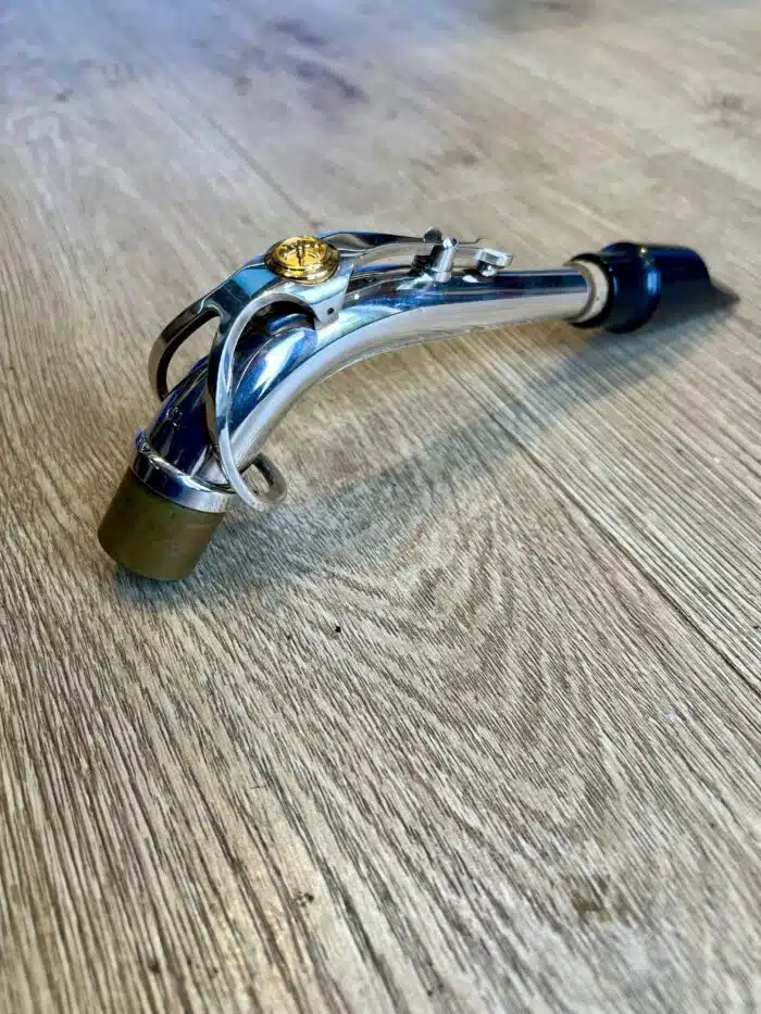 Yamaha G1 alto saxophone neck, Silver plate.