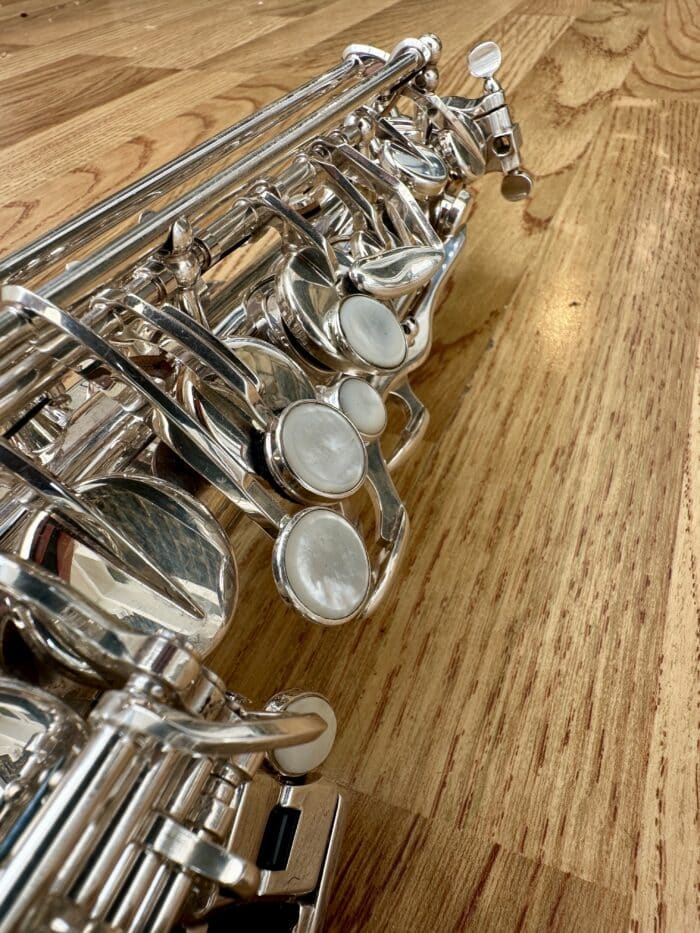 Selmer SA80 Series 2 Jubilee Alto Saxophone, Silver plate - Image 10