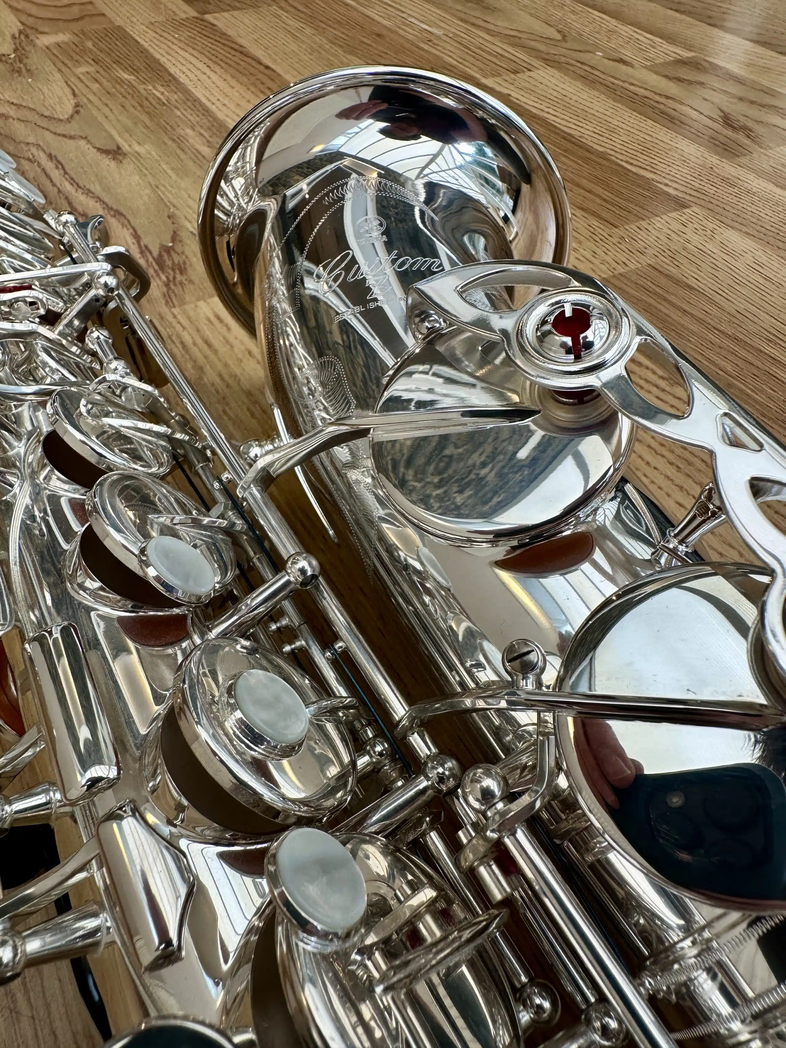 NEW, Yamaha YAS-82z Alto Saxophone, Silver plate - Image 11