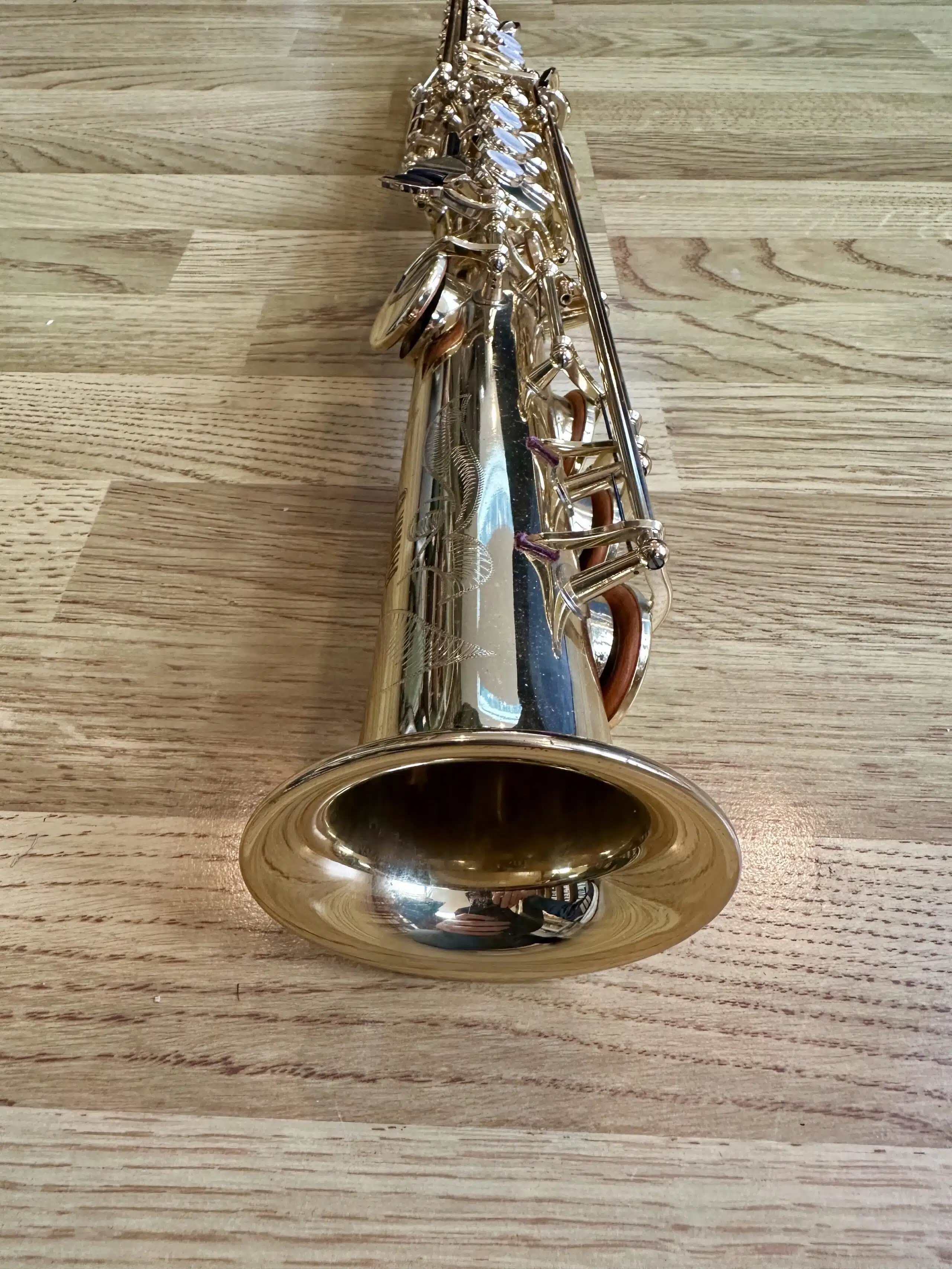 Yamaha YSS-62 Purple Logo Soprano Saxophone - Image 4