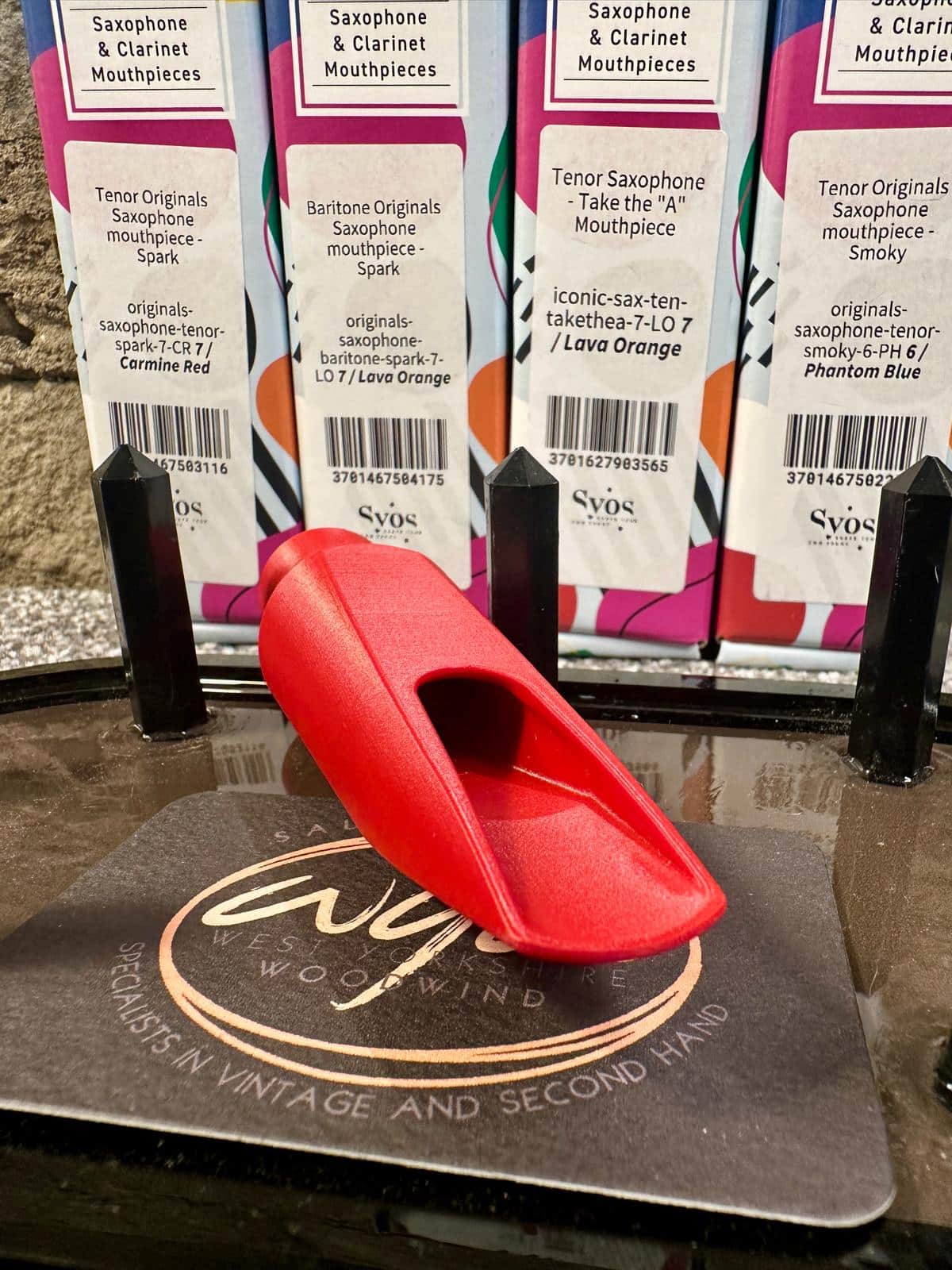 SYOS Spark 7 Tenor Saxophone mouthpiece (Carmine Red) New! - Image 3