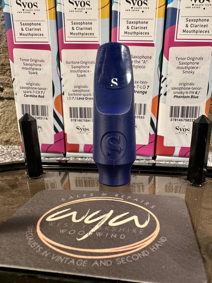 SYOS Smoky 7 Alto Saxophone mouthpiece (Phantom Blue) New!