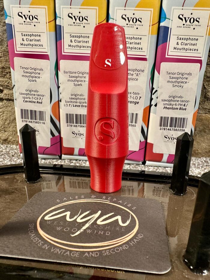 SYOS Spark 7 Tenor Saxophone mouthpiece (Carmine Red) New!