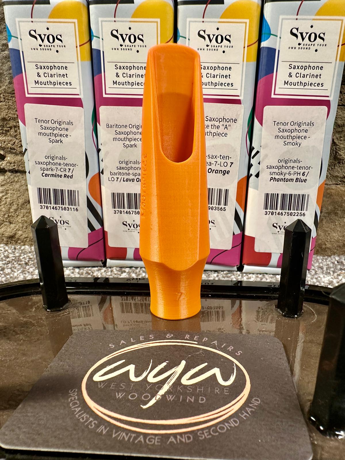 SYOS Take the "A" 7 Tenor Saxophone mouthpiece (Lava Orange) New! - Image 3