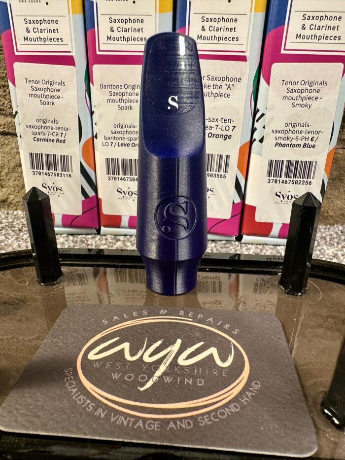SYOS Smoky 6 Tenor Saxophone mouthpiece (Phantom Blue) New!