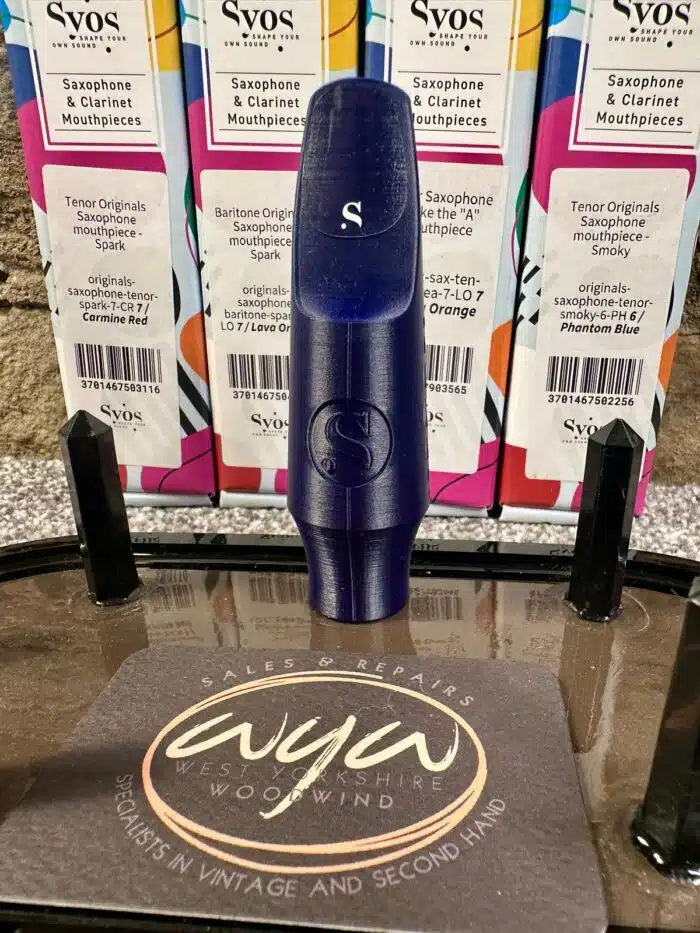 SYOS Steady 6 Tenor Saxophone mouthpiece (Phantom Blue) New!