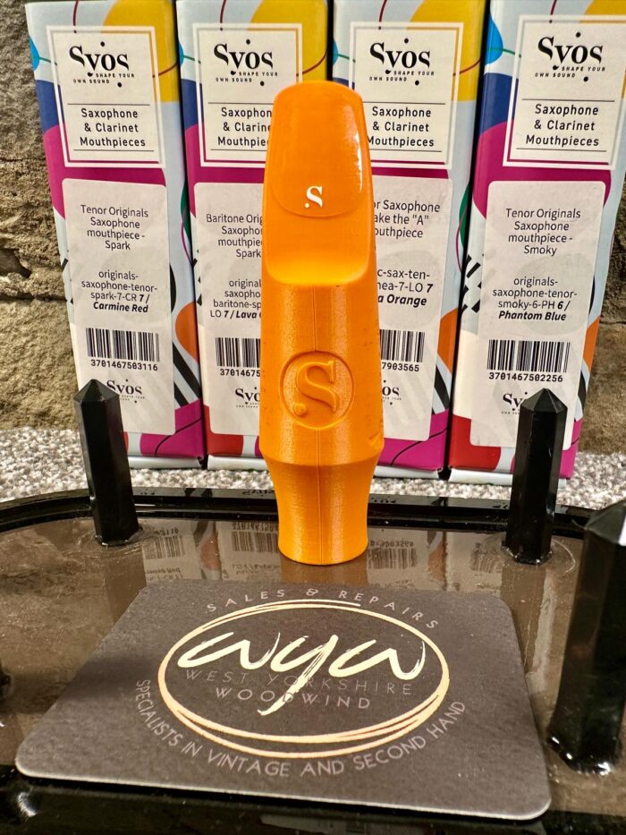 SYOS Take the "A" 7 Tenor Saxophone mouthpiece (Lava Orange) New!