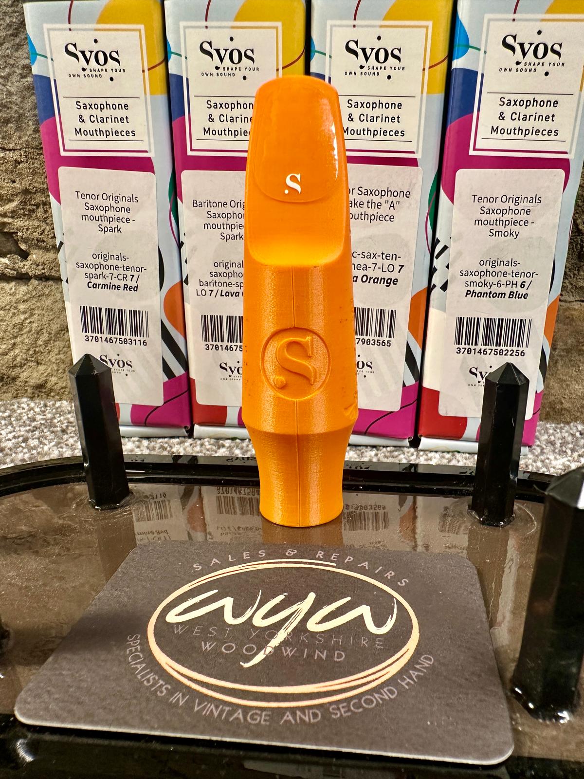 SYOS Take the "A" 7 Tenor Saxophone mouthpiece (Lava Orange) New!