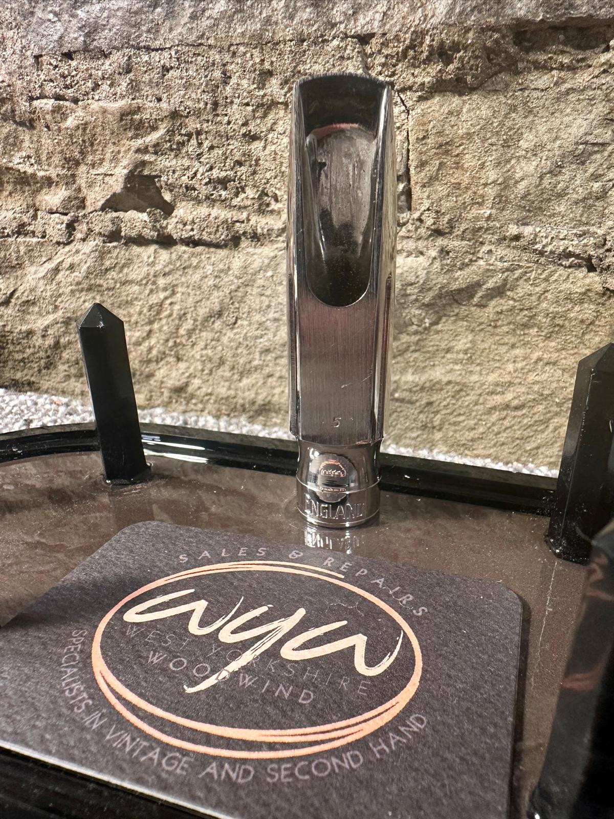 Morgan Fry 5 Alto Saxophone mouthpiece. Used - Image 3