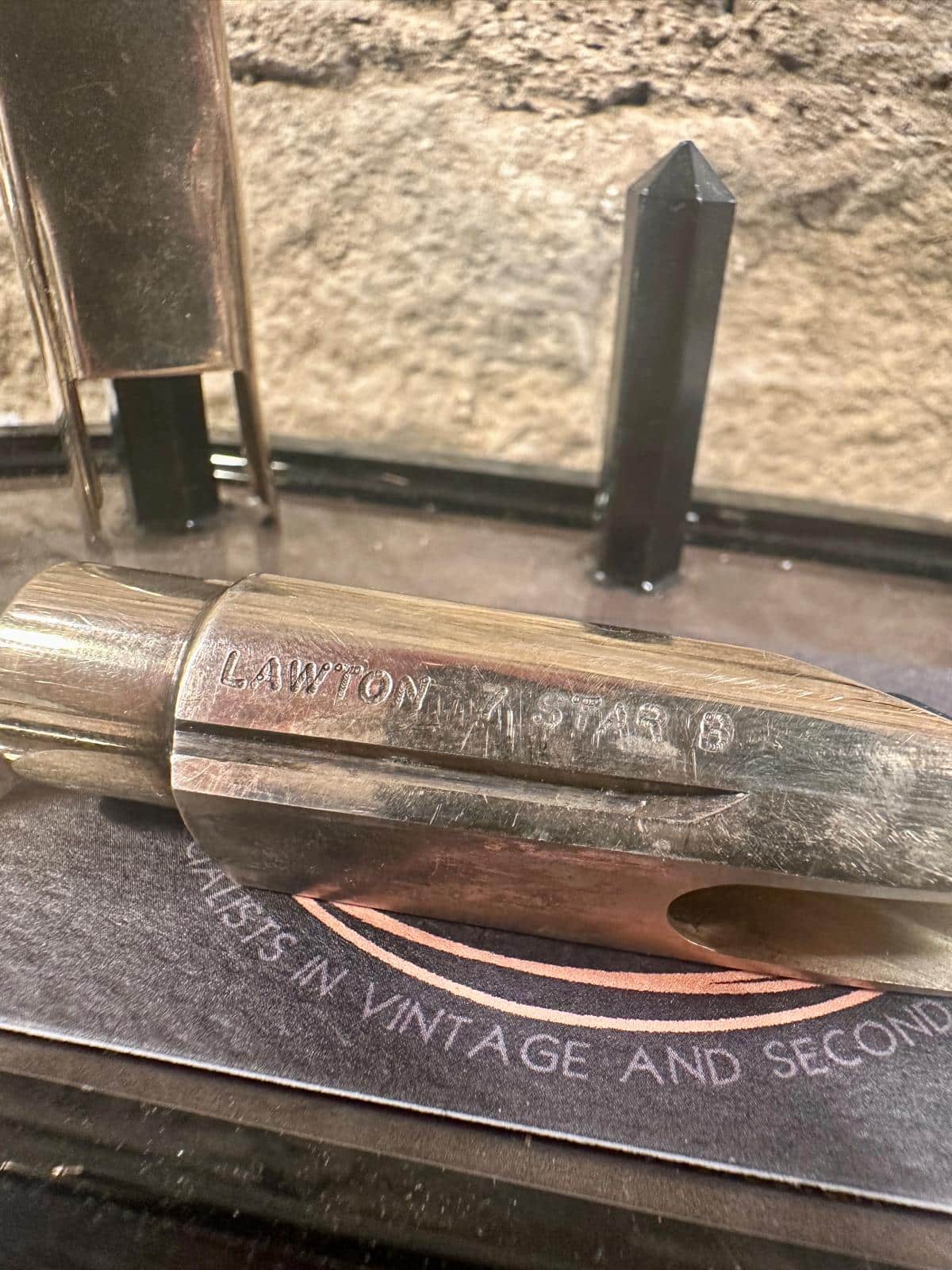 Lawton 7 star B Soprano Saxophone mouthpiece. Used - Image 5