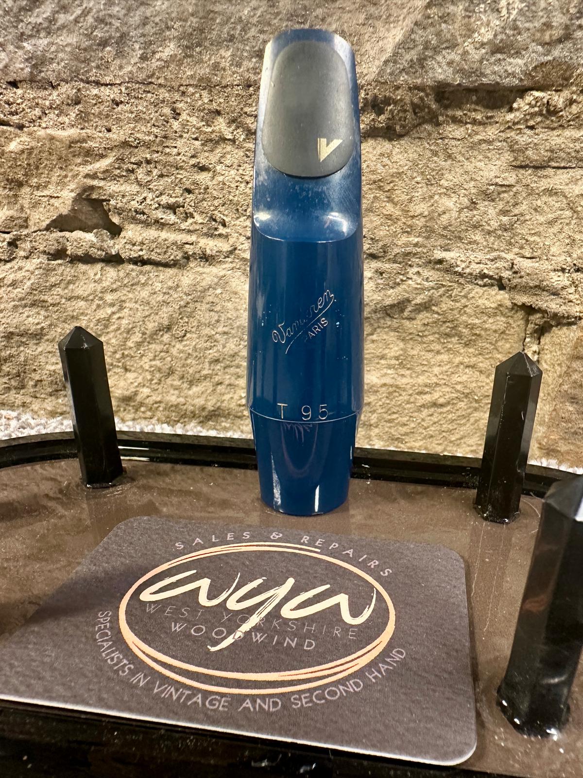 Vandoren T95 Java Blue Tenor Saxophone mouthpiece. Used