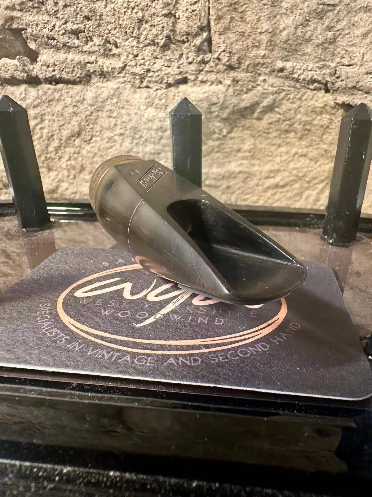 Selmer Soloist short shank D 1950's Alto Saxophone mouthpiece. Used - Image 5