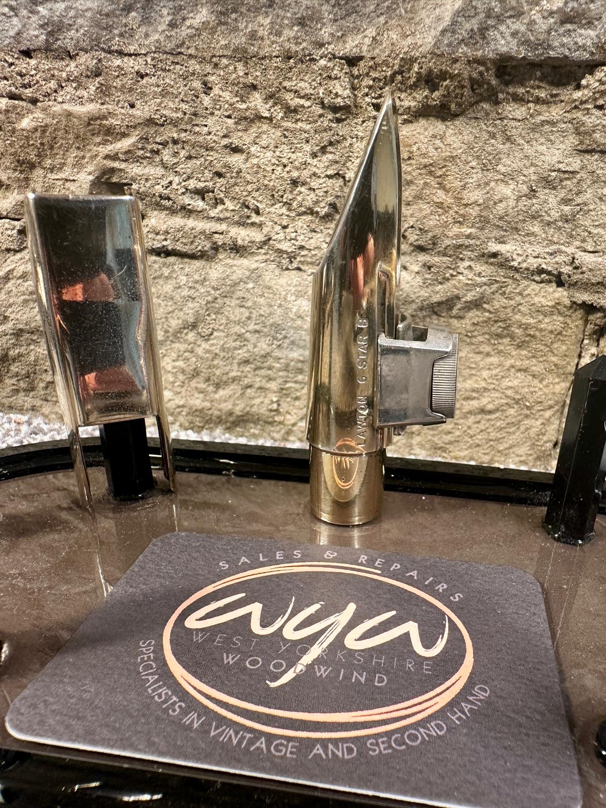 Lawton 6 star B Alto Saxophone mouthpiece. Used