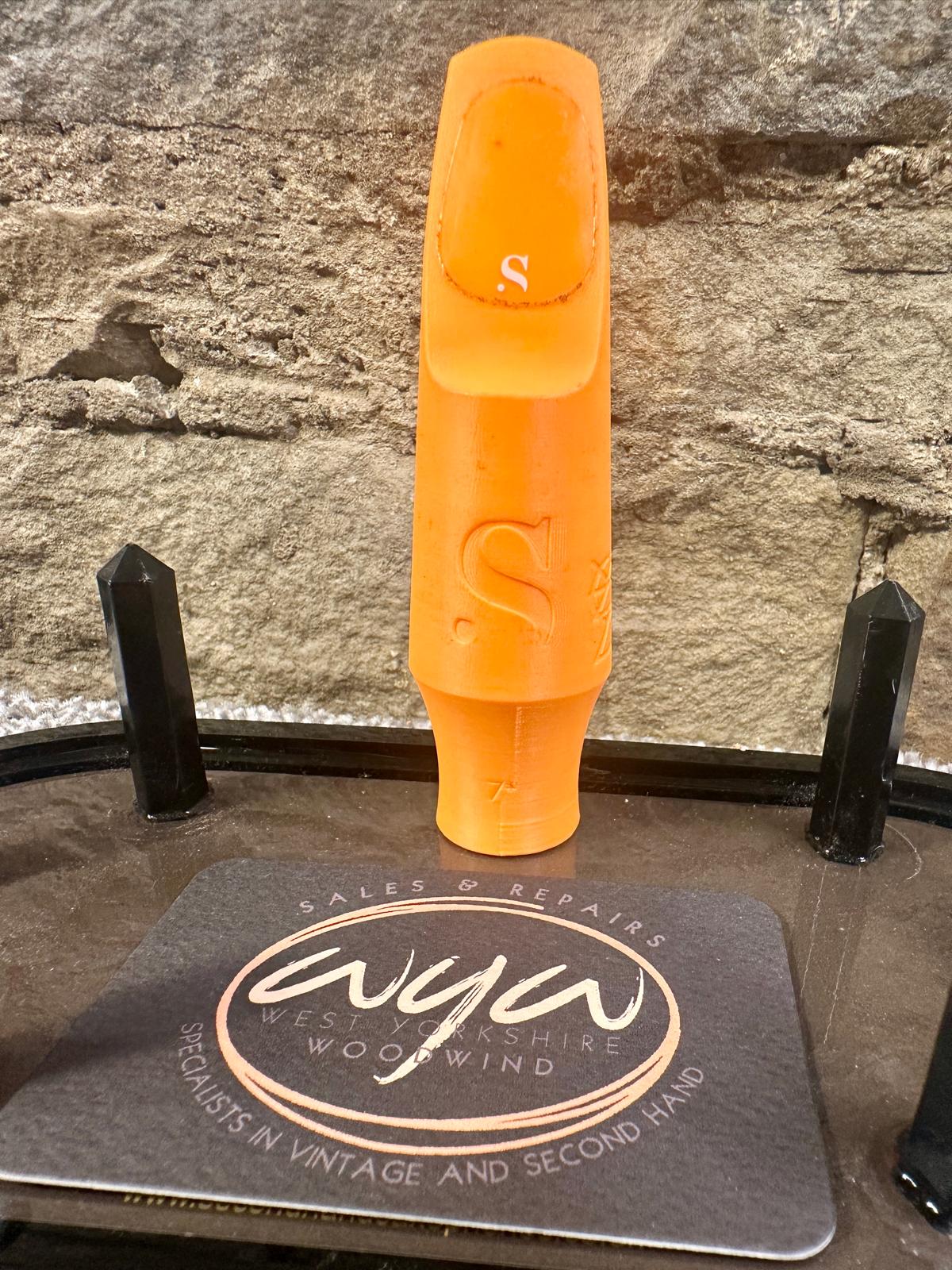 SYOS Signature Bob Whittaker 7* Tenor Saxophone mouthpiece (Lava Orange) Used