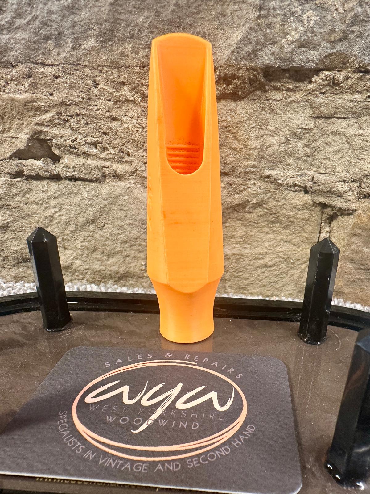 SYOS Signature Bob Whittaker 7* Tenor Saxophone mouthpiece (Lava Orange) Used - Image 3