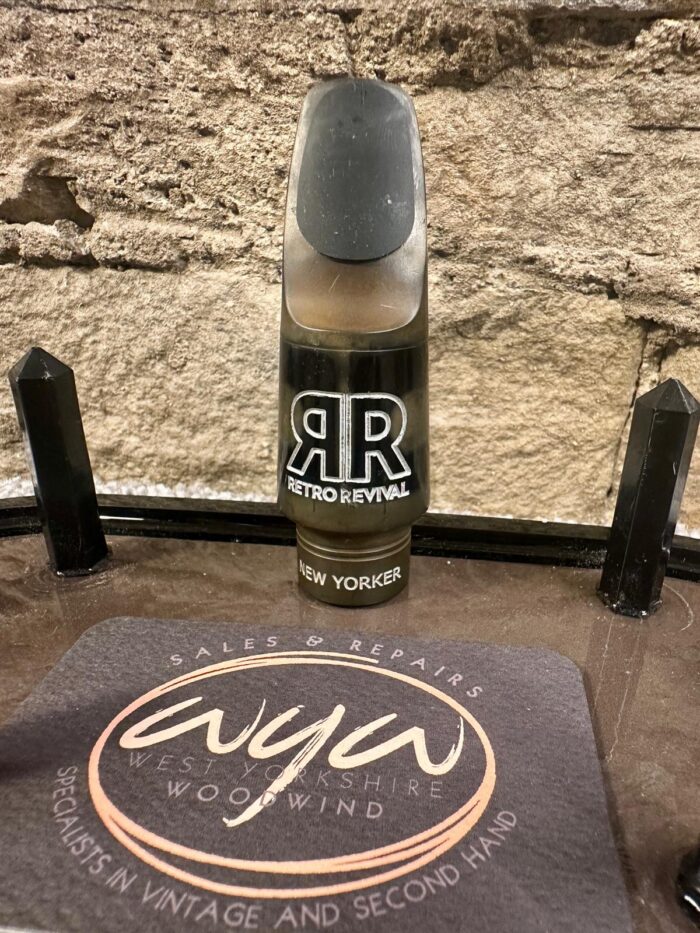 Retro Revival New Yorker Medium Chamber 6 Alto Saxophone mouthpiece. Used
