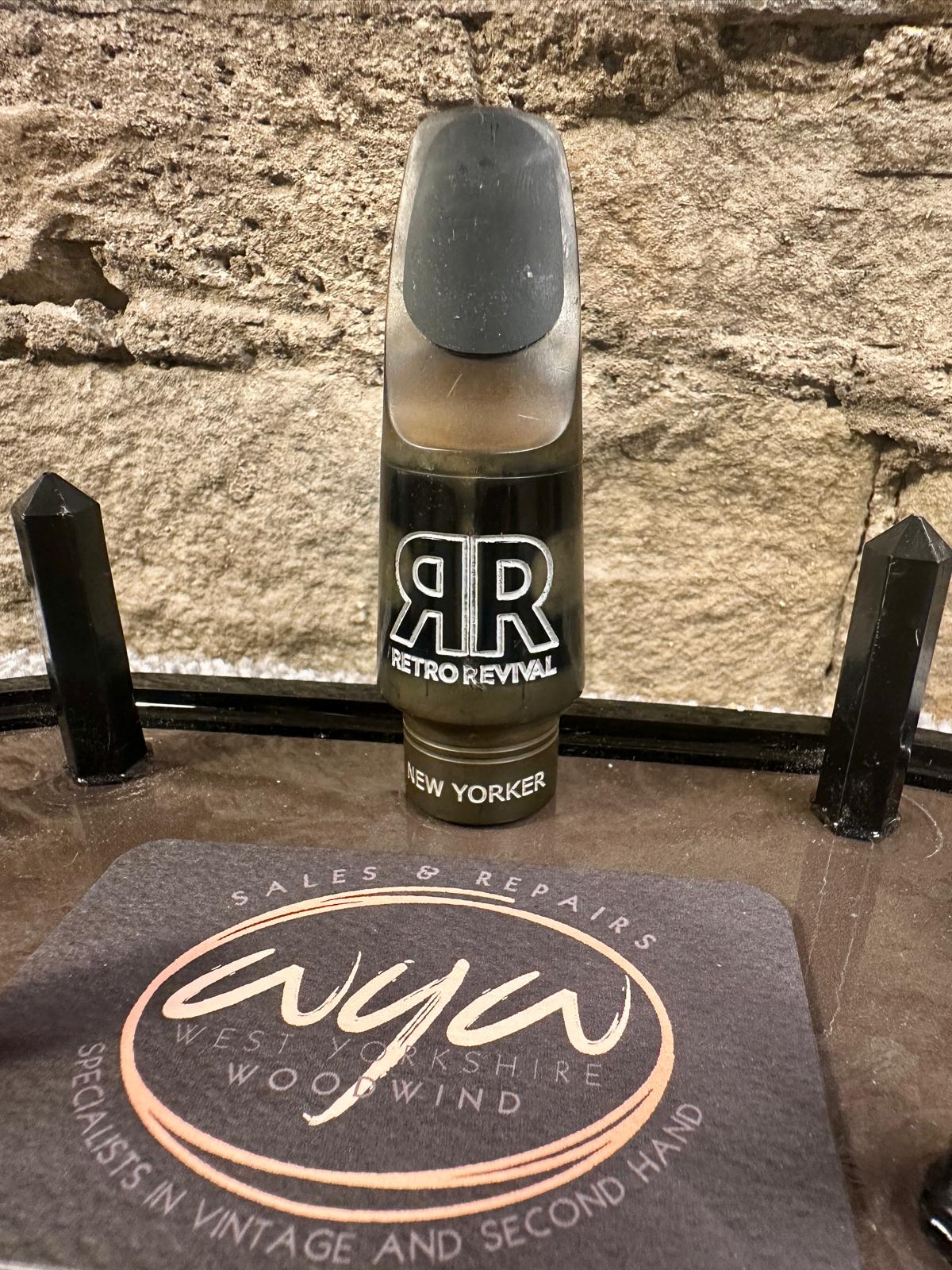 Retro Revival New Yorker Medium Chamber 6 Alto Saxophone mouthpiece. Used